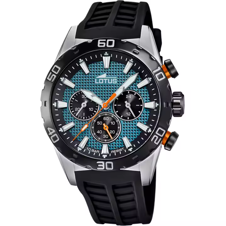 Reloj LOTUS Hombre Color 18677/F - Acero - Cronógrafo y correa de caucho - 1