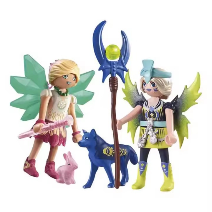 Playmobil Crystal Y Moon Fairy Con Animales Del Alma - 1