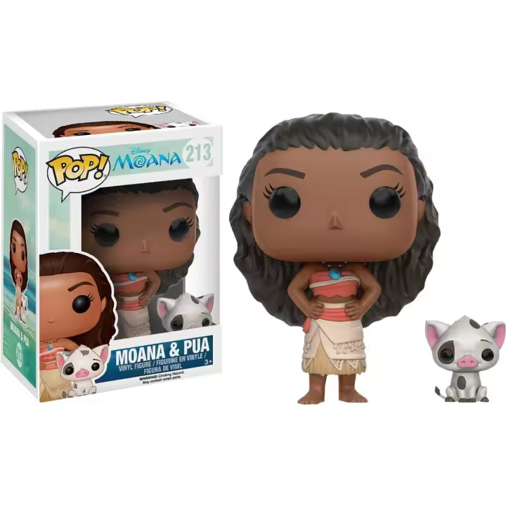 FUNKO POP! DISNEY VAIANA - VAIANA Y PUA, 9926, N.º 213, TIENDA CON LICENCIA OFICIAL - 1