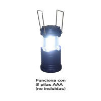 UD - Set 3 Faroles de tres colores para camping,jardin ,noche,bosque , funciona con 3pilas AAA no incluidas - details 1