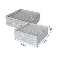 6 a 16 Cajones Cesta Organizador Armario Organizador Ropa de Tela Cajas Almacenamiento Plegable Para Almacenar Jeans,Suéter,Camisetas, Organizador Armario Ropa Separadores De Cajones - details 5