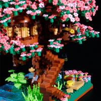 Bloques De Construcción Bibilock 2138pcs Sakura Casa Y Árbol Serie De Calle Principal Regalo Decorativo Para Niñas - details 1