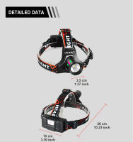 Linterna Frontal LED Potente 3500000LM 600W Recargable Por USB Para Camping Y Pesca Lámpara De Cabeza 1500M Con Angulo De Haz De 180° Impermeable - details 10