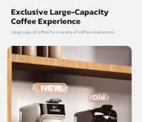 Hibrew H1b 6-En-1 Cafetera Capsulas Portatil , Cafetera Superautomatica Tanque De Agua De 600 Ml, Cafetera Express 19 Bares, Modo FríO/Caliente, Indicador Led, Para CáPsulas Kcup/Nes/Dg/Polvo De Espresso, Color Beige - details 7