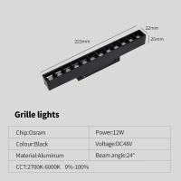 Nueva Lámpara De Techo LED Magnética Con Control Remoto Dimmer 48V Riel De Iluminación Sin Fuente Principal Proyector Moderno - details 10