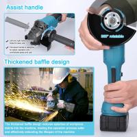 21V 125mm M14 Brushless Angle Grinder Grinding Tool Cutting Machine Power Tool for Cutting Polishing Ceramic Tile Wood Stone - details 0