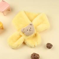 Bufanda De Peluche Oso Para Bebés Niños Y Niñas Niños Caliente Neckerchief Estilo Coreano Color Sólido Diversión De Invierno - details 8