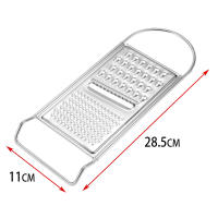 DESEOS Rallador Multiuso de Acero Inoxidable 28.5 cm x 11 cm - Ideal para Queso, Verduras y Más | Manual | Mango ergonomico - details 1