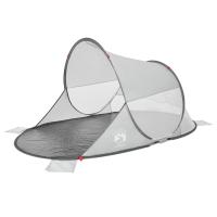 vidaXL Tienda de playa pop-up impermeable gris - details 1