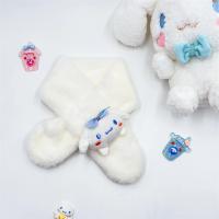 Bufanda De Peluche Para Niñas Hello Kitty Kawaii Cinnamoroll Kuromi My Melody Accesorio De Cosplay De Anime Suave Y Gruesa Regalo Para Niños - details 0