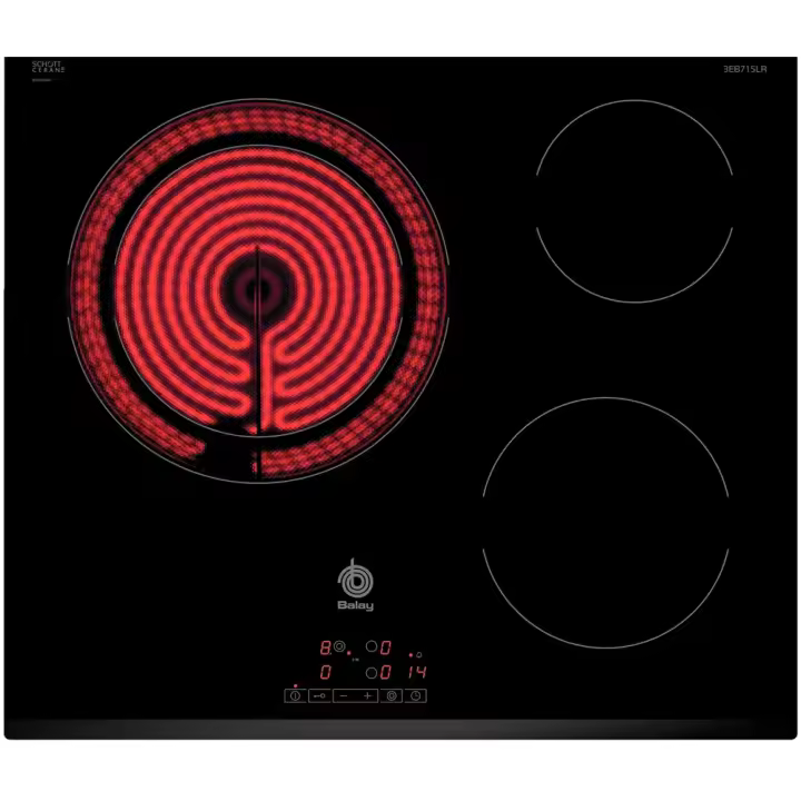 Placa vitrocerámica Balay 3EB715LR, Potencia 2000W - 1