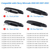 Manija De Puerta Exterior Cromada Para Sierra Yukon Cadillac Escalade Chevrolet Silverado Tahoe GMC 5960521 25960526 Pieza De Repuesto Para Automóvil - details 6