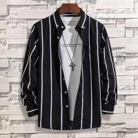 Camisa De Patoleta Para Hombre Con Manga Larga Para Uso Formal Y Casual Estilo Casual Inteligente Cuadros Talla Única - details 5