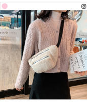 Bolsa De Pecho De Peluche Nueva Para Mujer Bolso Transversal De Otoño E Invierno Estilo Moda Bolsa De Hombro Pequeña - details 0