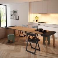 Skraut Home - Mesa Consola Extensible - Mesa Auxiliar - Tapa - 58/302x90x73cm - Práctica y Versátil - Estilo Moderno - Fácil Montaje - details 0