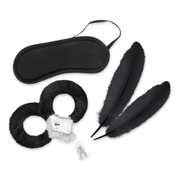 KIT BONDAGE BDSM LOVER'S DREAM CRUSHIOUS COLOR NEGRO JUGUETES SEXUALES - 1