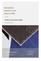 Manta De Cama Con Diseño De Flores Cristal Velvet Absorbente Antideslizante Y Resistente a La Suciedad Para Habitación Moderna - details 4