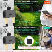 Controlador De Riego Automático Para Jardín Con WiFi Y Bluetooth Compatible Timer Timed Con Gateway Accesorios 3/4" - details 2