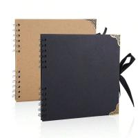 Álbum De Memoria DIY De 60 Páginas En Papel Kraft Para Proyectos De Arte Y Manualidades Perfecto Para Decoración - details 7