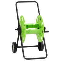vidaXL Carrete de rollo para manguera de pie acero verde en dimensiones 40.5x34.5x47 cm/40x30x41 cm/46x50x66 cm - details 2