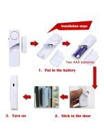 Alarma De Seguridad Para Puertas Y Ventanas Sensor Magnético Inalámbrico 2pcs/set Sistema De Alarma De Hogar - details 6