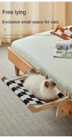 Colchón Para Gato De Hamaca De Soporte Respirable Madera Tipo Colgante Para Lámina De Ventana Y Balcón Cama De Mascota Simple Y Moderna - details 3