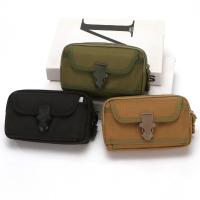 Bolsa Táctica Molle Con Cinturón Portamóviles Para Caza Y Camping Accesorios De Bolsa De Hombro De Nylon Para Exterior - details 2