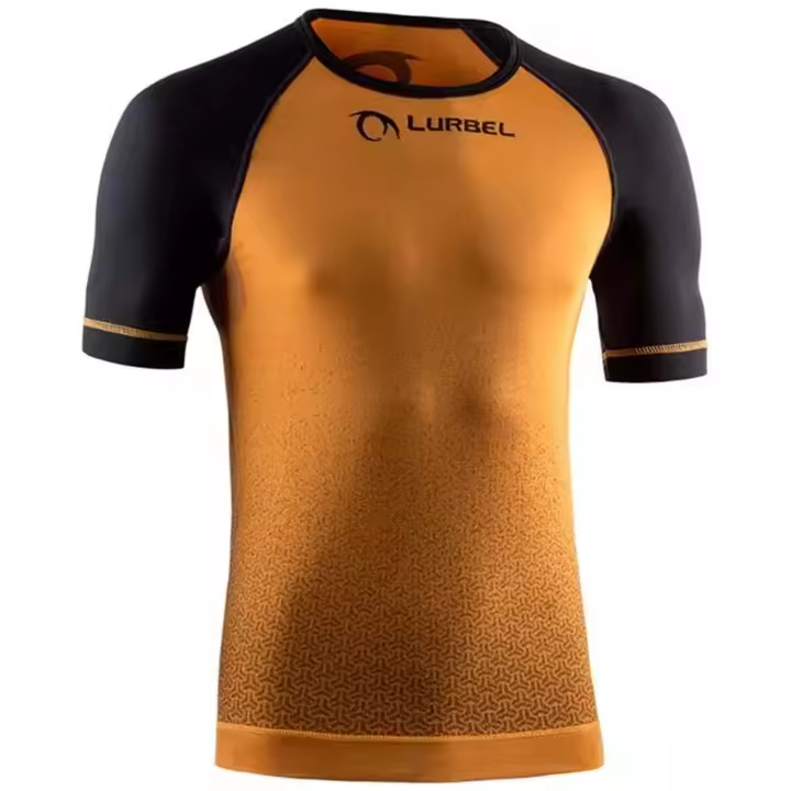 Camiseta de Manga Corta Lurbel Spirit para hombre en color amarillo - 1