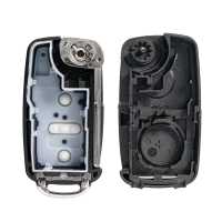 Ociodual Carcasa Llave de Mando 3 Botones Compatible con Golf Mk6 T1guan Polo Passat CC Seat Skoda Octavia, Funda Rígida Shell Case Cover - details 2