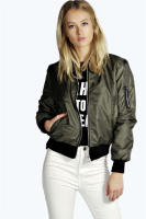 Nueva Chaqueta Corta De Mujer Estilo Vintage High Street O-neck Chaqueta Militar Moda Cierre De Cremallera Manga Larga Para Mujer - details 4