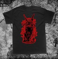 Camiseta Occult Gótica Tamaño Grande Con Símbolos De Estrella De Gato Y Calavera Memento Mori Estilo Medieval Grunge Para Hombres - details 0
