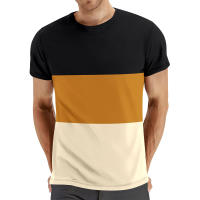 Camiseta deportiva de verano de manga corta con cuello redondo informal de talla grande para hombre, a juego con el color, a la moda para fitness - details 7
