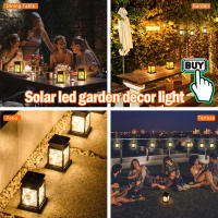 Lámpara Solar Exterior Retro Para Jardín Decoración De Piso Luz De Escenario Candle Lighting Iluminación De Ambiente Para Palacio - details 2