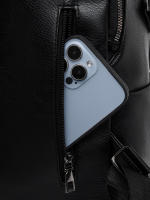 Mochila urbana sencilla de PU para mujer - details 22