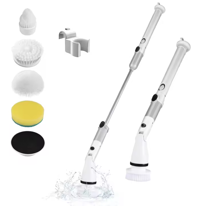 Cepillo De Limpieza Eléctrico Inalámbrico 4000mAH Impermeable Para Baño Y Cocina Herramientas De Limpieza Con Carga - 1