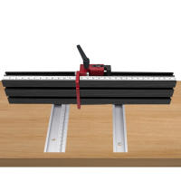 Aluminio Multi Riel T Herramienta De Carpintería Miter Juego De Tijera Bandasaw Soporte Deslizante Guía De Miter - details 4