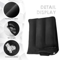 Almohada Triangular Inflable Para Parejas Enhance Position Sexual Cojín Con Apoyabrazos Y Base Resistente a Manchas De Poliéster - details 4