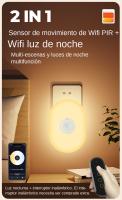 Lámpara De Pared Inteligente LED WiFi Tuya Con Sensor De Movimiento PIR Luz Nocturna Blanca Cálida Y RGB Control Remoto Por App Compatible Con Alexa Y Google Home - details 0