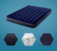 Colchón Hinchable Individual de PVC –  Plegable y Portátil para Dormitorio, Salón u Hogar | Con Caja de Almacenamiento - details 1