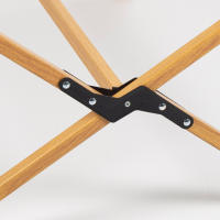 Mesa plegable regulable en altura Aktive para camping estilo Glamping, medidas 88,5x70,5x43cm. - details 6