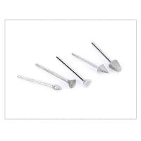50 unids/set Diamond Drill Bit Burr Set Cabeza de Molienda para herramientas rotativas Artesanía Rocas Mármol Porcelana Taladro de mano Fabricación de joyas Grabado Lapidario with Sto - details 2