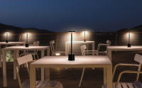 Lámpara De Mesa LED Con Sensor De Toque Luz Nocturna Recargable Sin Cable Para Decoración De Habitación Restaurante Hotel Bar - details 12
