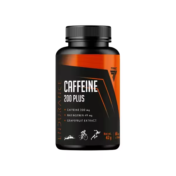 Cafeína 200mg | 60 Cápsulas | Energía y Concentración | Aumenta el Rendimiento | TREC NUTRITION - 1