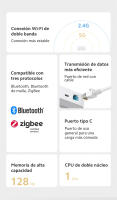 Xiaomi Smart Home Hub 2|Conexión Wi-Fi de doble banda |Compatible con tres protocolos|Puerto de red con cable  Transmisión de datos más eficiente - details 1