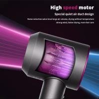 Secador de Pelo Profesional Ionico 1600W de Marca Blanca, Secador De Pelo Supersonic, Color Metal Y Fucsia, "Super Hair Dryer" de nueva generación, Juego Completo. - details 1