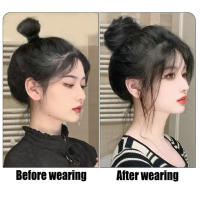 H&STAR Pieza De Pelo Sintético Para Peinado En Nudo Desordenado Extensiones De Chignon Recto Mini Elástico Donut Accesorio De Peluca - details 3