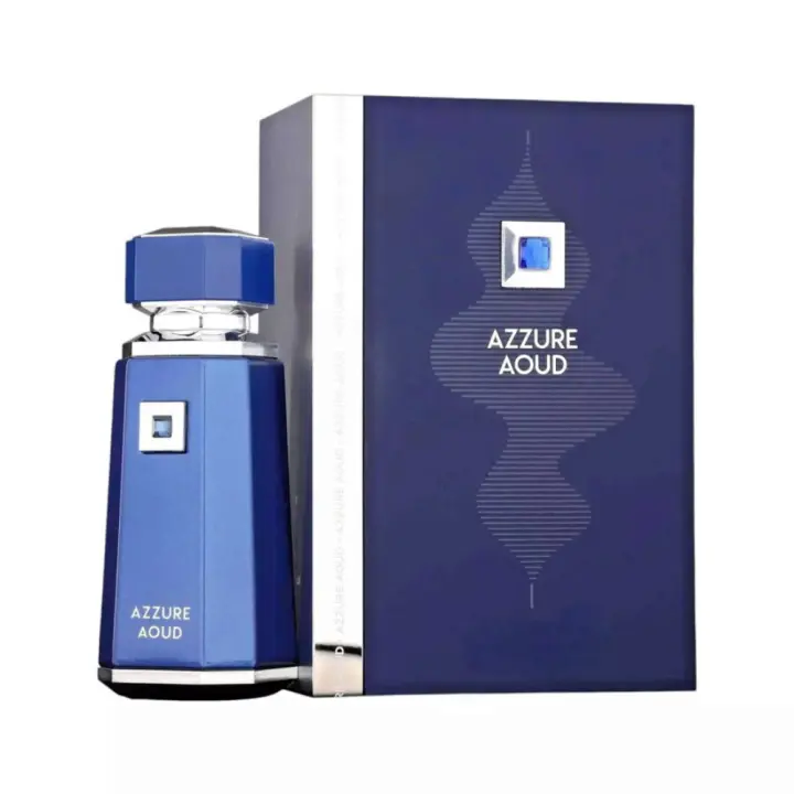 Perfume Árabe 100% Original French Avenue Azzure Aoud EDP 100 ml – Unisex con Oud, Ámbar y Almizcle - 1