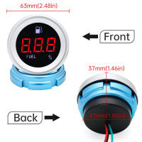 Gauge De Temperatura De Agua 52mm Para Coche Con Pantalla Digital LED Y Función De Alarma Medidor De Nivel De Combustible Voltímetro Y Presión De Aceite - details 15