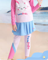Traje de baño para niños, traje de baño dividido para bebé, traje de baño para niña de secado rápido con protección solar, traje de baño para playa, traje de baño para aguas termales - details 1