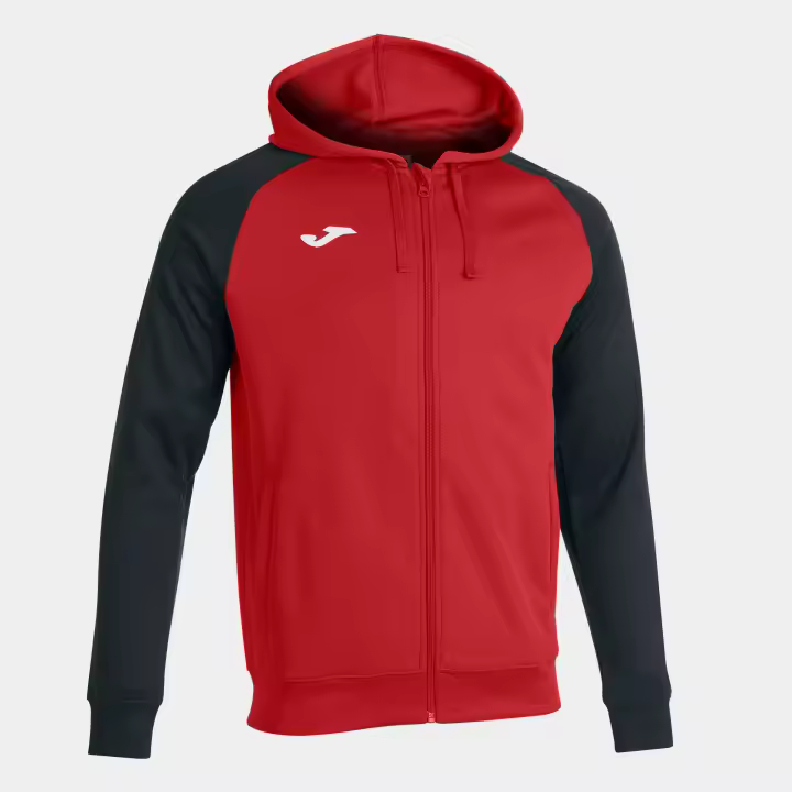 Chaqueta Capucha Hombre Joma Academy IV 101967 Rojo Negro 601 Confortable - 1